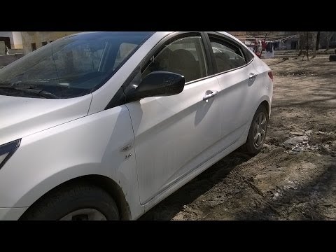 Хенде Солярис как снять фару