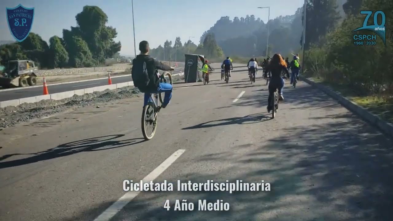 Cicletada Interdisciplinaria de 4 Año Medio