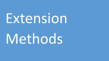 Extension Methods