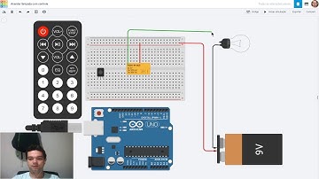 Acender lâmpada pelo controle