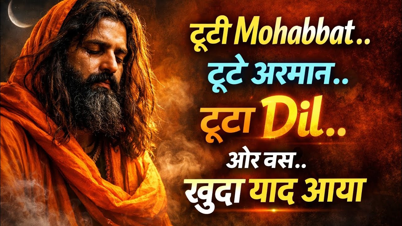 टूटी मोहब्बत, टूटे अरमान, टूटा दिल… और बस खुदा याद आया | Sad Sufi Kalam 2026 