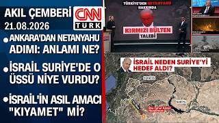 Ankara'dan Netanyahu adımı: Anlamı ne İsrail Suriye'de o üssü niye vurdu - Akıl Çemberi 21.08.2026