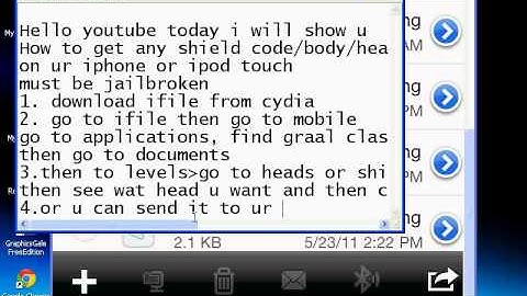 Ifile hack on graal to get heads and bodies