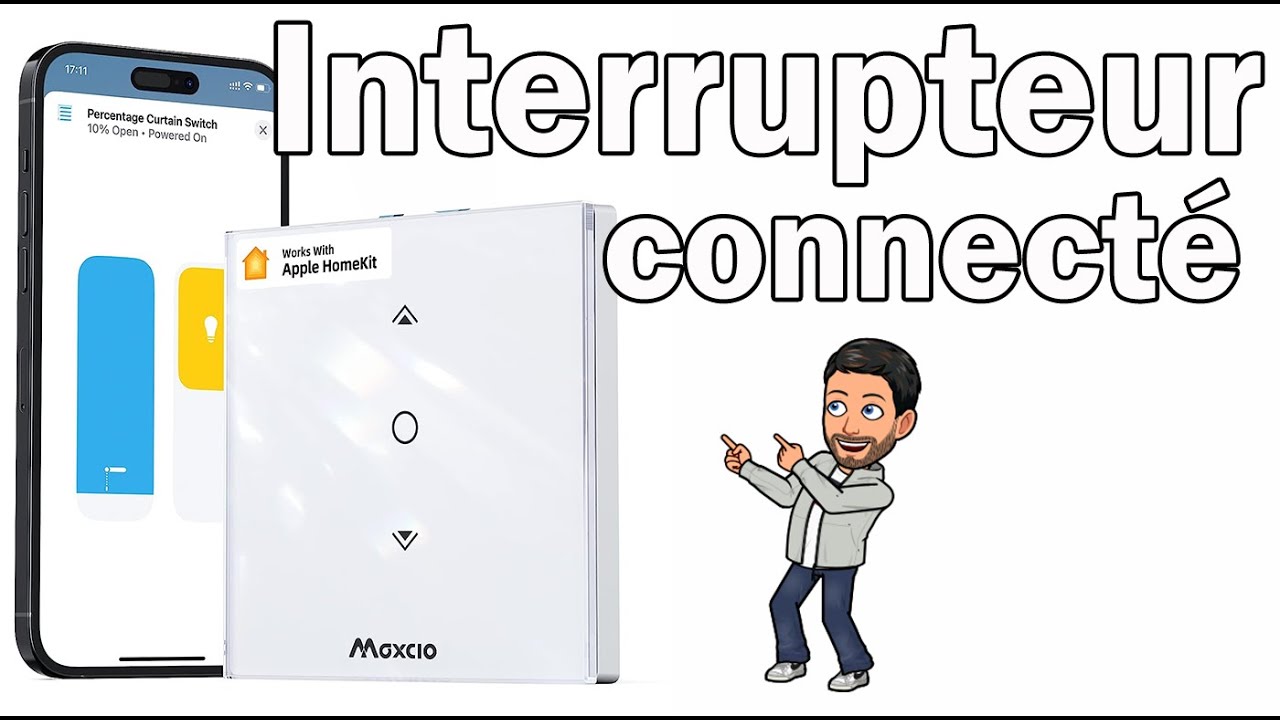 Interrupteur connecté homekit, interrupteur intelligent compatible