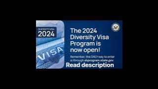 US Green Card lottery 2024 Notice from US Embassy #usa #usavisa