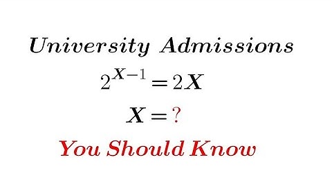 Harvard University Admission InterviewTricks | ✍️ 🖋 📘 💙  #maths #math #exponential #education 👇