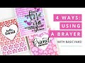 4 Ways: Using a Brayer (Without A Gel Press!)