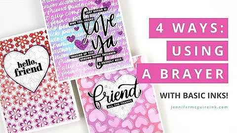 4 Ways: Using a Brayer (Without A Gel Press!)