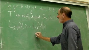 Eilenberg Lectures, Oct 11, 2011 (pt.1)