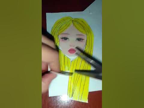 бумажный макияж💓 - YouTube