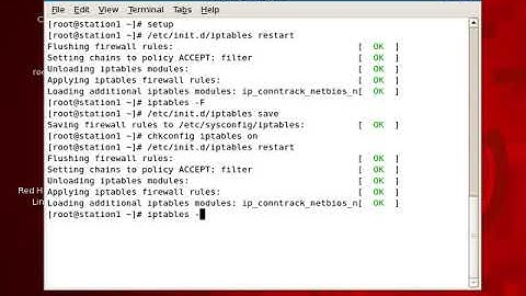 Linux To configure iptables SElinux