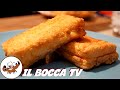 764 - Mozzarella in carrozza, merendina un po' zozza 😋 (ricetta facile golosa per grandi e piccini)