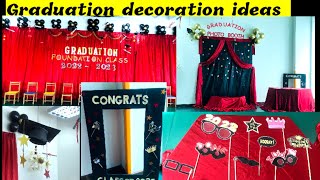 Graduation decoration ideas| 2023 GRADUATION PARTY IDEAS| DIY BACKDROP| EVENT PLANNING