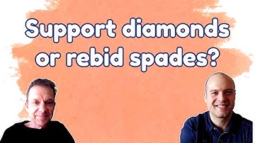 Bid spades again or go with diamond fit - Learn how to bid in bridge with Graeme Tuffnell