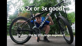 Which is better a 1x or 2x/3x drivetrain?