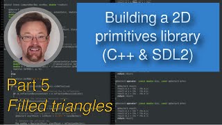 Building a 2D primitives library (C++ & SDL2) - Part 5 - Filled triangles screenshot 2