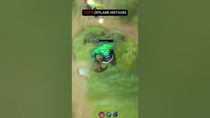 Top 5 Offlane Mistakes 😤 Patch 7.39! #dota2gameplay #dotashorts