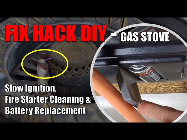 FIX HACK DIY : Gas Stove Battery Change for Electronic Fire Starter (Gas Stove Series 1/3) class=