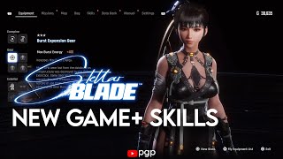 Stellar Blade - New Game Plus New Unlockable Skills