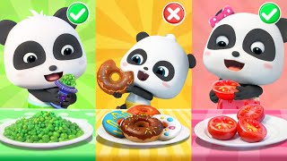 Sim Sim, Vegetais! 🥬 | Bons Hábitos | A Família Bebê Panda | 45 Minutos | BabyBus Português