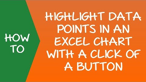 Dynamic Charting - Highlight Data Points in Excel with a Click of a Button