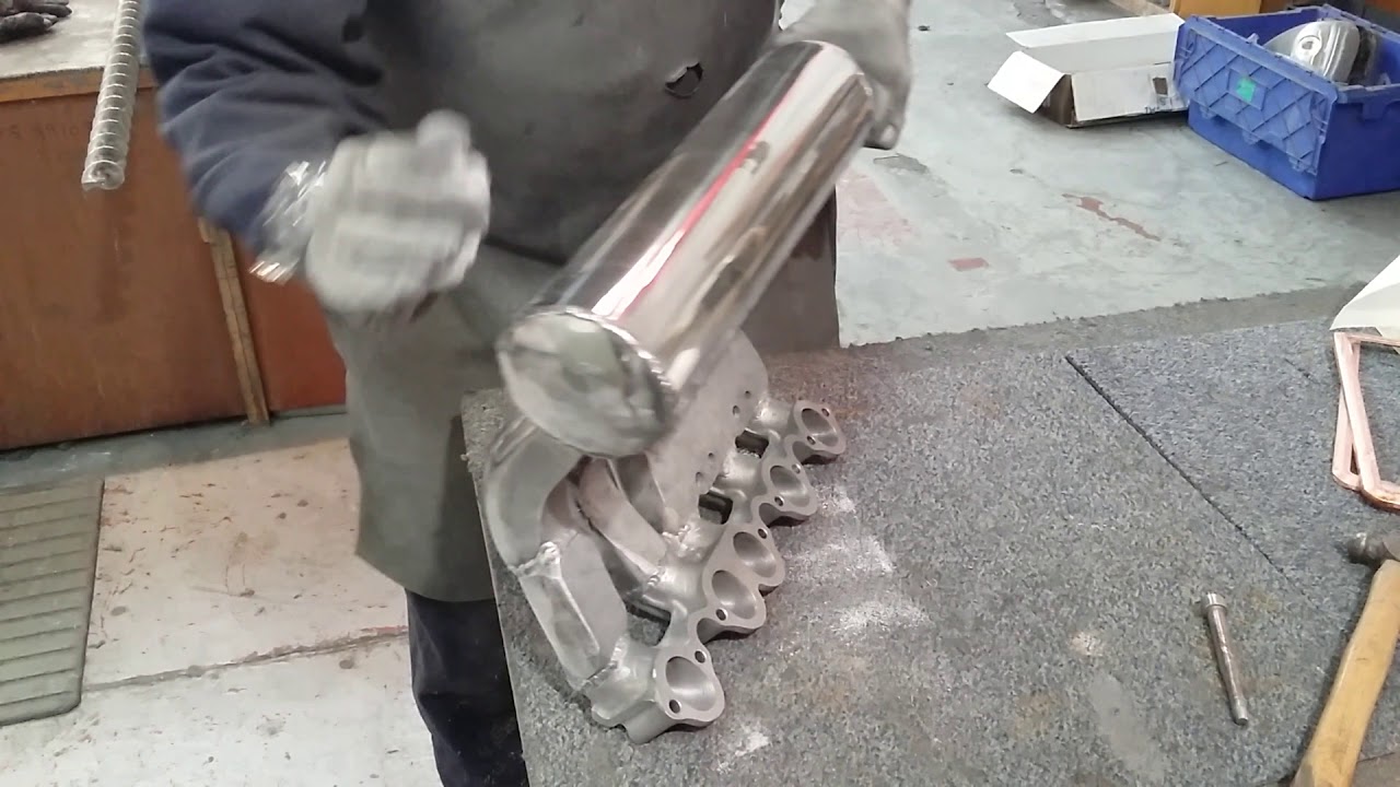 VW T4 2.5 tdi Hand made inlet manifold being polished. YouTube