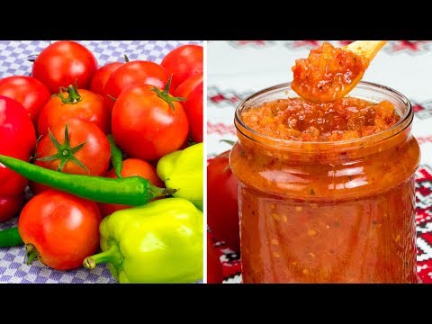 Vídeo: Salsa Aromática De Tomate Y Pimiento Satsebeli. Receta Paso A Paso Con Foto