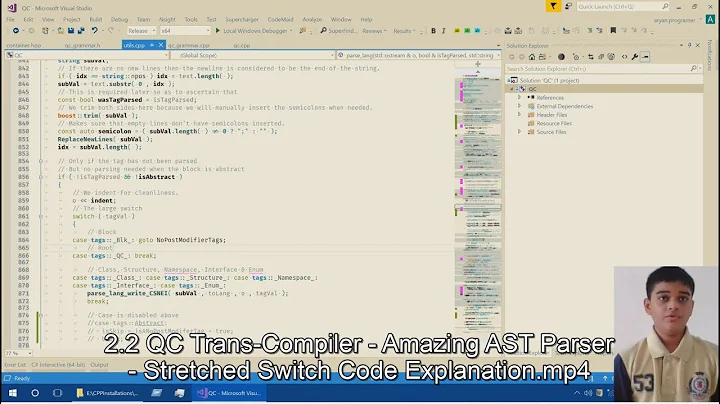 2.2 QC Trans-Compiler - Amazing AST Parser - Stretched Switch Code Explanation