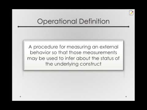 Thumbnail for the embedded element "Constructs and Operational Definitions (Module 1 1c 2,2)"