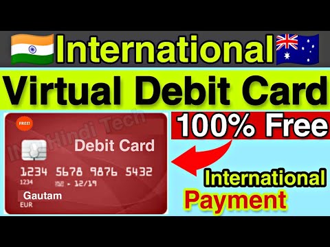 Free International Prepaid Debit Card For All User || International Payment Virtual Card In India 🔥