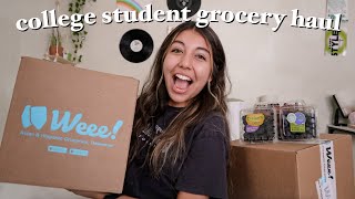 college grocery haul! (ft weee!) | what i eat as a college student