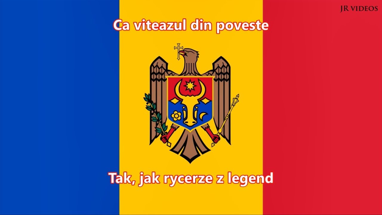 Hymn Mołdawii (RO/PL tłumaczenie) - Anthem of Moldova (Polish)