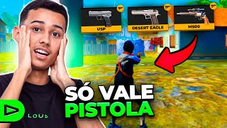 ELES SÓ USARAM PISTOLA NO CS MESTRE E AMASSARAM!! LOUD FREE FIRE