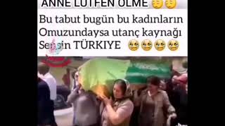 Emine Bulut Cenaze Töreni Kadınların Omzunda Toprağa Verildi