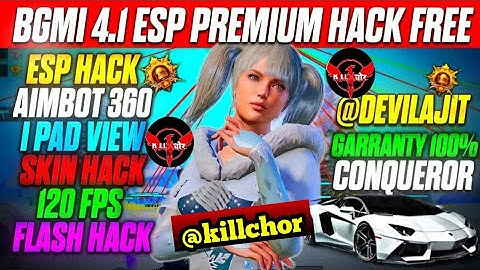 BGMI HACK 4.1 | BGMI 4.1 MOD APK | BGMI ESP HACK | BGMI NEW HACK TODAY | HOW TO HACK BGMI HACK