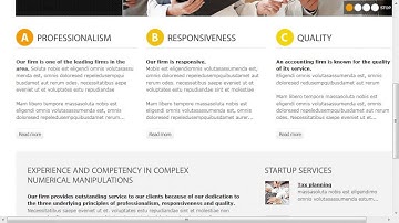 Accounting Website Website Template