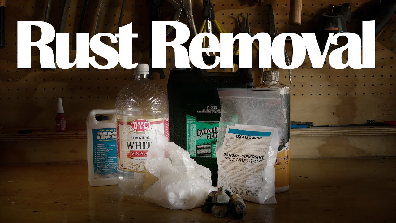 research paper about rust remover
