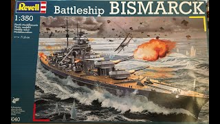 Обзор модели корабля &quot;Бисмарк&quot; в масштабе 1/350. Bismarck ship model review.