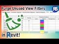 Revit Snippet: Purge Unused View Filters
