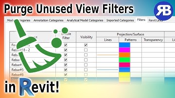 Revit Snippet: Purge Unused View Filters