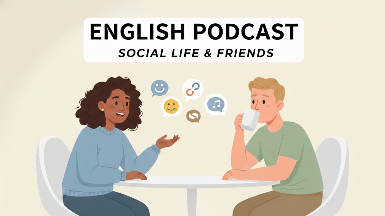 Real English Conversation – Social life & friends