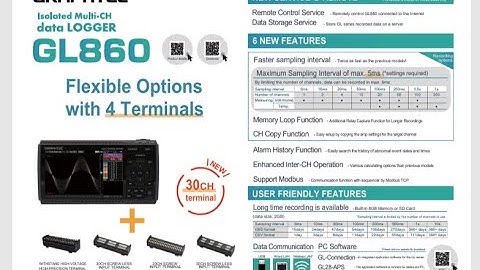 Graphtec GL860: The Isolated Multi-Channel Data Logger