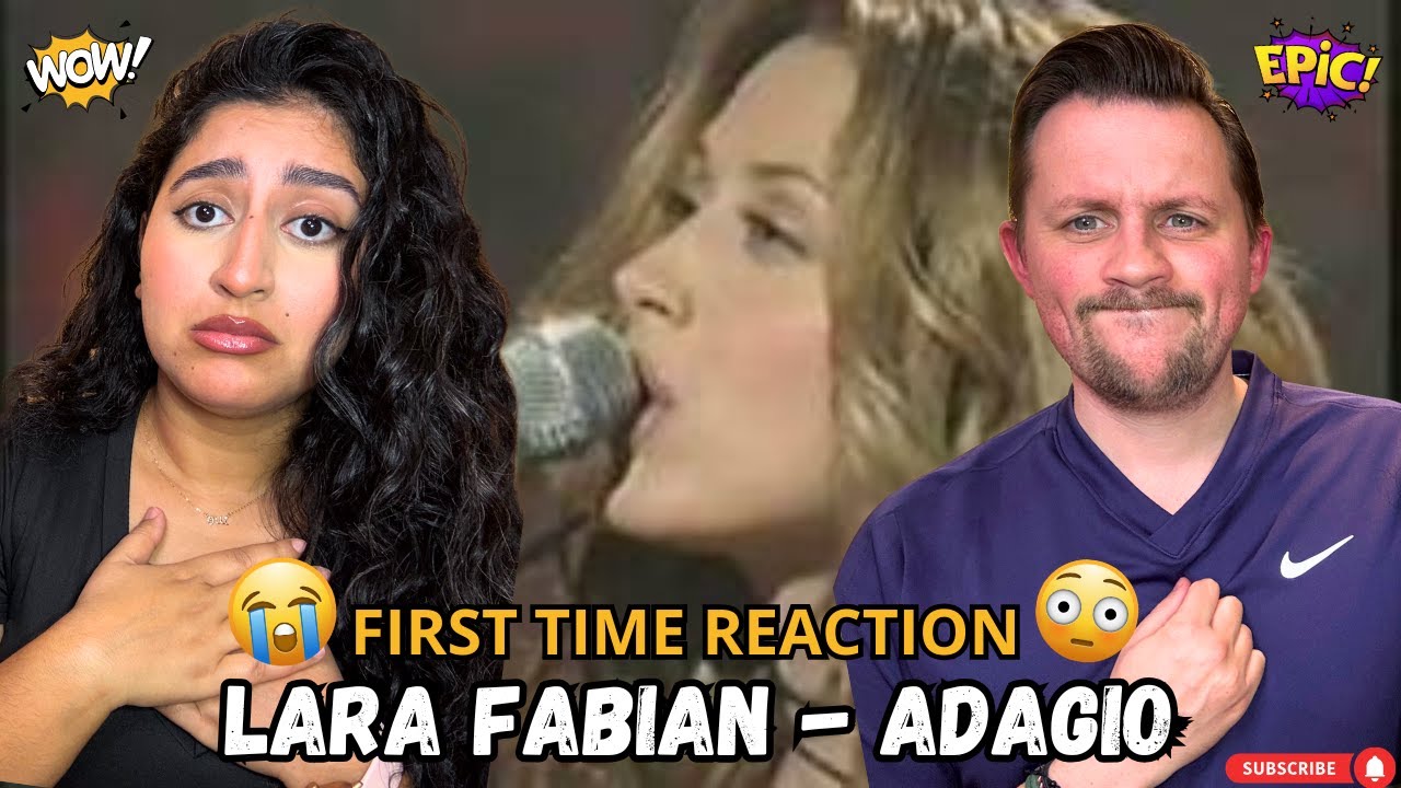 OMG !! My husband reacts to more Lara Fabian ! Adagio First time REACTION/REVIEW