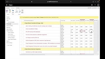 Submit Timesheets: MS Project Online