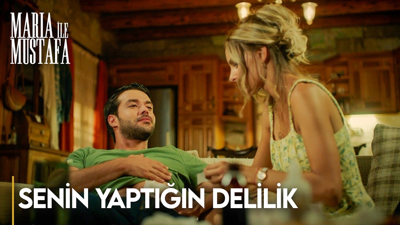 Maria, Mustafa'nın yaralarını sarıyor - Maria ile Mustafa 3. Bölüm ...