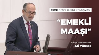 Konya Milletvekilimiz Ali Yüksel TBMM Genel Kurulu’nda konuşmalarını gerçekleştirdi.