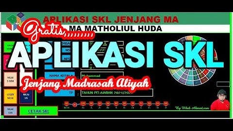 Aplikasi SKL TAHUN 2022 JENJANG MA