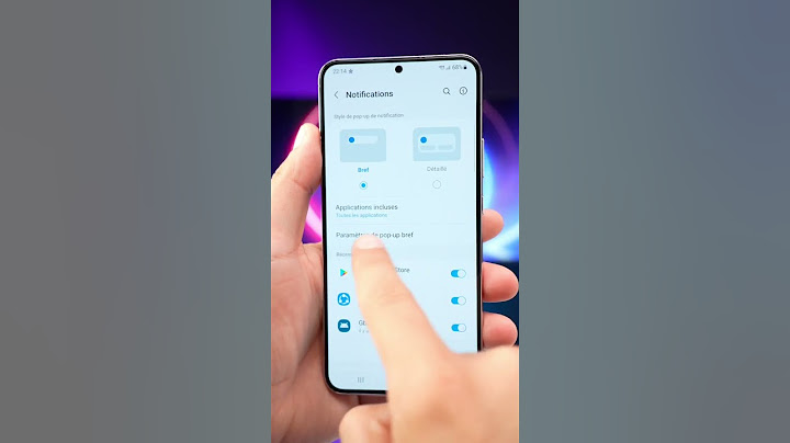 Personnaliser les animations de notifications Samsung