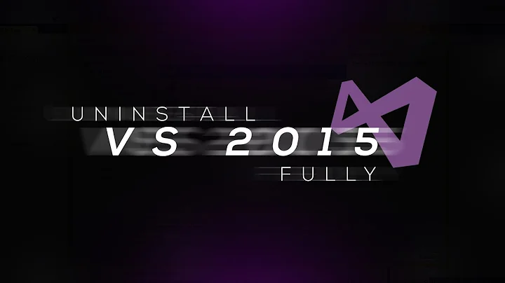 How to Uninstall Microsoft Visual Studio 2013/2015 | Almost Completely | Tutorial |