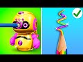 ROBOT PENCIL SHARPENER for AWESOME ART HACKS || Smart Drawing Gadgets & Crafts by 123GO! CHALLENGE image